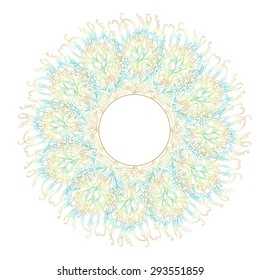 Mandala. Round Ornament Pattern. Vintage decorative elements. Hand drawn background. Islam, Arabic, Indian, ottoman motifs.