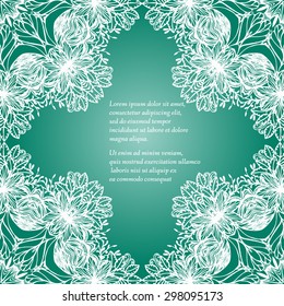 Mandala. Round Ornament Pattern. Vintage decorative elements. Hand drawn background. Islam, Arabic, Indian, ottoman motifs. Beautiful vintage ornament can be used as a greeting card