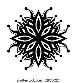 Mandala. Round Ornament Pattern. Vintage decorative elements Hand drawn background.