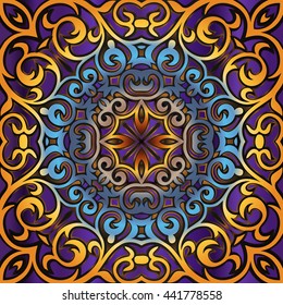 Mandala. Round Ornament Pattern. Vintage decorative elements