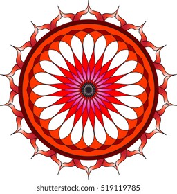 Mandala. Round Ornament Pattern. Vintage decorative elements. Hand drawn background. Islam, Arabic, Indian, ottoman motifs.