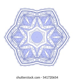 Mandala. Round Ornament Pattern. Vintage decorative elements.