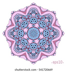 Mandala. Round Ornament Pattern. Vintage decorative elements.