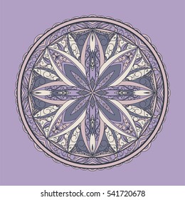 Mandala. Round Ornament Pattern. Vintage decorative elements.