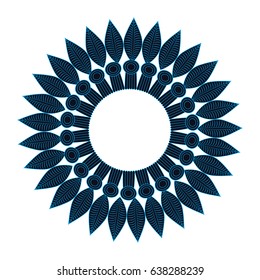 mandala round ornament pattern. vintage decorative elements