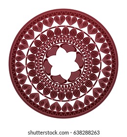 mandala round ornament pattern. vintage decorative elements