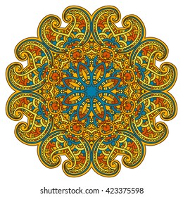Mandala. Round Ornament Pattern.Geometric circle element made in vector.