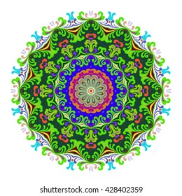 Mandala. Round ornament. Vintage decorative elements. Vector