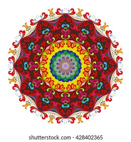 Mandala. Round ornament. Vintage decorative elements. Vector
