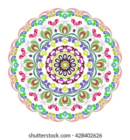Mandala. Round ornament. Vintage decorative elements. Vector