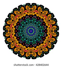 Mandala. Round ornament. Vintage decorative elements. Vector