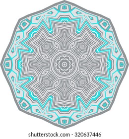 Mandala, round vector decorative ornament elements. Islam Arabic Indian backgrounds.