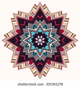 Mandala, round vector decorative ornament elements. Islam Arabic Indian backgrounds.