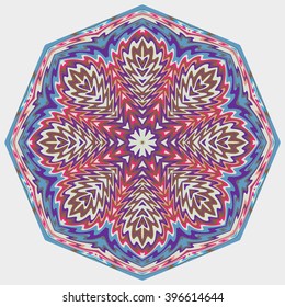 Mandala, round vector decorative ornament elements. Islam Arabic Indian backgrounds.