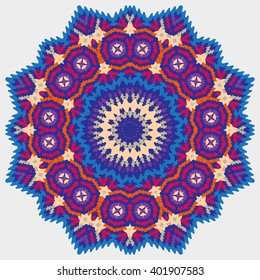 Mandala, round vector decorative ornament elements. Islam Arabic Indian backgrounds.