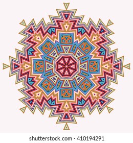 Mandala, round vector decorative ornament elements. Islam Arabic Indian backgrounds.