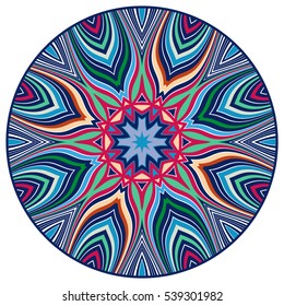 Mandala, round vector decorative ornament elements. Islam Arabic Indian backgrounds.
