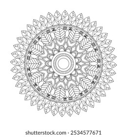 Mandala Rug Ilustraciones de stock dibujo de línea