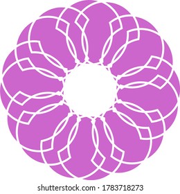 Mandala sacred geometry. Vector illustration.