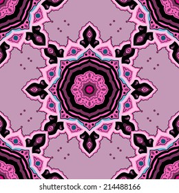 Mandala. Seamless background. Vector pattern. 