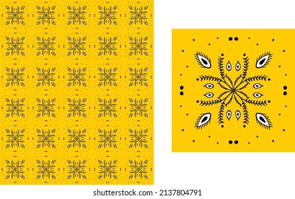 Mandala Seamless hand drawn Oriental pattern vector illustration for graphic tees and backgrounds and also girls pant design 