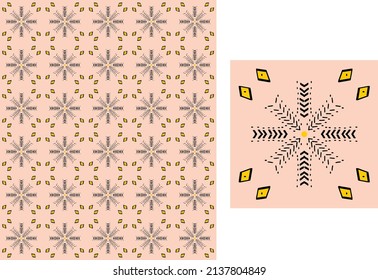 Mandala Seamless hand drawn Oriental pattern vector illustration for graphic tees and backgrounds and also girls pant design 