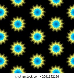 Mandala seamless pattern. Antique decorative elements. gradient color. Islamic, Arabic, Indian, Ottoman motifs.
