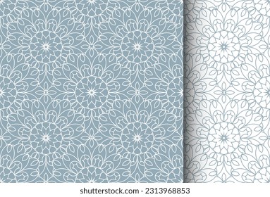 Mandala Seamless Pattern. Arabic, indian, turkish and ottoman ethnic ornamental background for fabric, wrappin, ceramic tile, web pages