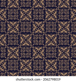 Mandala Seamless Pattern Design . Vector Illustration.