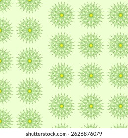 Mandala seamless pattern design vector