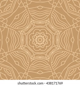 Mandala seamless pattern. Ethnic abstract decorative floral ornament. Hand drawn background. Islam, Arabic, Indian, turkish, pakistan, chinese, ottoman motifs. Background texture.