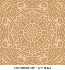 Mandala seamless pattern. Ethnic abstract decorative floral ornament. Hand drawn background. Islam, Arabic, Indian, turkish, pakistan, chinese, ottoman motifs. Background texture.