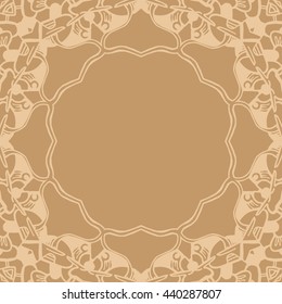 Mandala seamless pattern. Ethnic abstract decorative floral ornament. Hand drawn background. Islam, Arabic, Indian, turkish, pakistan, chinese, ottoman motifs. Background texture.