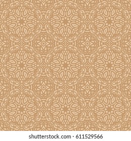 Mandala seamless pattern. Ethnic abstract decorative floral ornament. Hand drawn background. Islam, Arabic, Indian, turkish, pakistan, chinese, ottoman motifs. Background texture.

