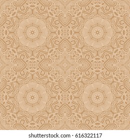 Mandala seamless pattern. Ethnic abstract decorative floral ornament. Hand drawn background. Islam, Arabic, Indian, turkish, pakistan, chinese, ottoman motifs. Background texture.
