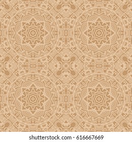 Mandala seamless pattern. Ethnic abstract decorative floral ornament. Hand drawn background. Islam, Arabic, Indian, turkish, pakistan, chinese, ottoman motifs. Background texture.
