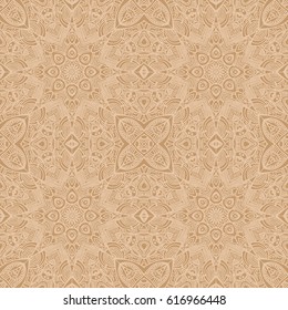 Mandala seamless pattern. Ethnic abstract decorative floral ornament. Hand drawn background. Islam, Arabic, Indian, turkish, pakistan, chinese, ottoman motifs. Background texture.
