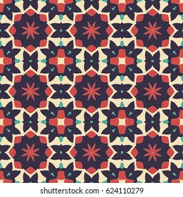 Mandala seamless pattern. Ethnic abstract decorative floral ornament. Hand drawn background. Islam, Arabic, Indian, turkish, pakistan, chinese, ottoman motifs. Background texture.
