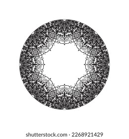 Mandala nahtlose Blumenmuster-Ornament
