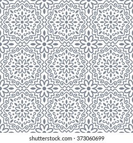Mandala seamless pattern. Tribal style. Vintage background with round ornament, decorative indian medallion, abstract flower element. Henna vector design