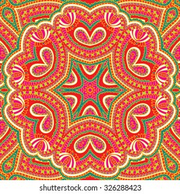 Mandala  seamless pattern, vector image