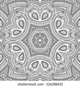 Mandala  seamless pattern, vector image