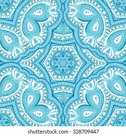 Mandala  seamless pattern, vector image