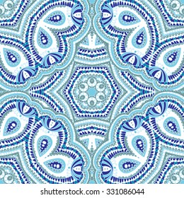 Mandala  seamless pattern, vector image