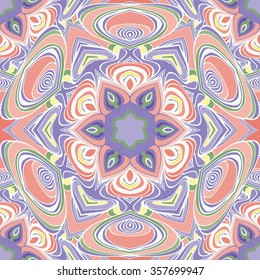 Mandala  seamless pattern, vector image