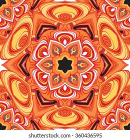 Mandala  seamless pattern, vector image