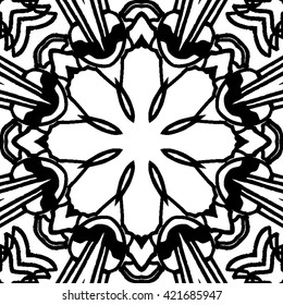Mandala seamless pattern. Vintage decorative elements. Hand drawn background. Islam, Arabic, Indian, ottoman motifs.