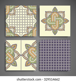 Mandala with seamless patterns. Vintage decorative elements. Oriental pattern, vector illustration.  Islam, Arabic, Indian, turkish, pakistan, chinese, ottoman motifs