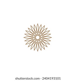 mandala set with brown circles mandala