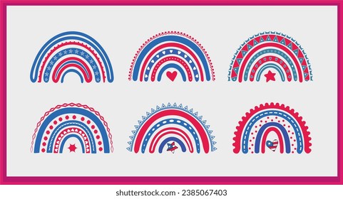mandala set design rainbows design set vectors mandala background design 